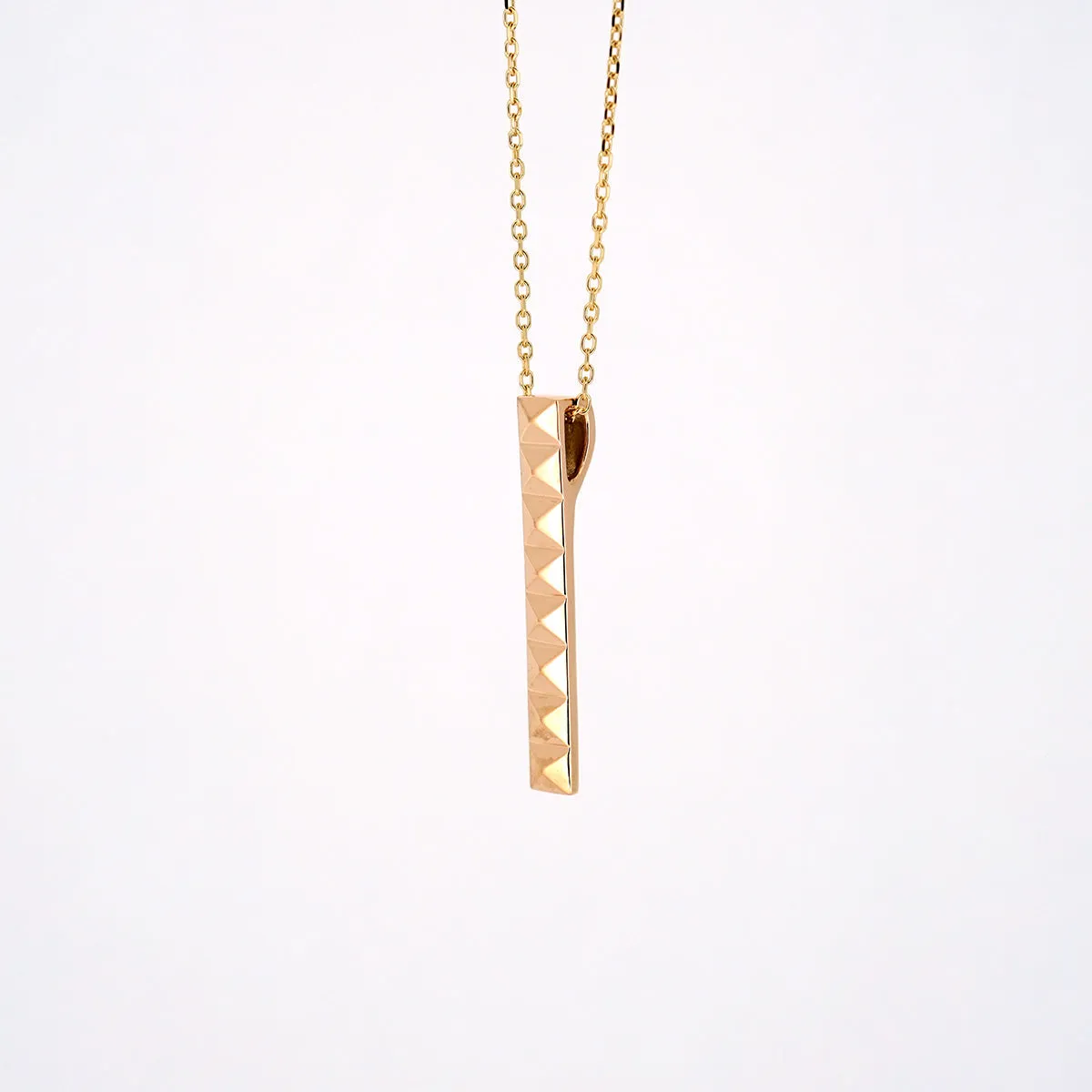 Pyramid Bar Necklace