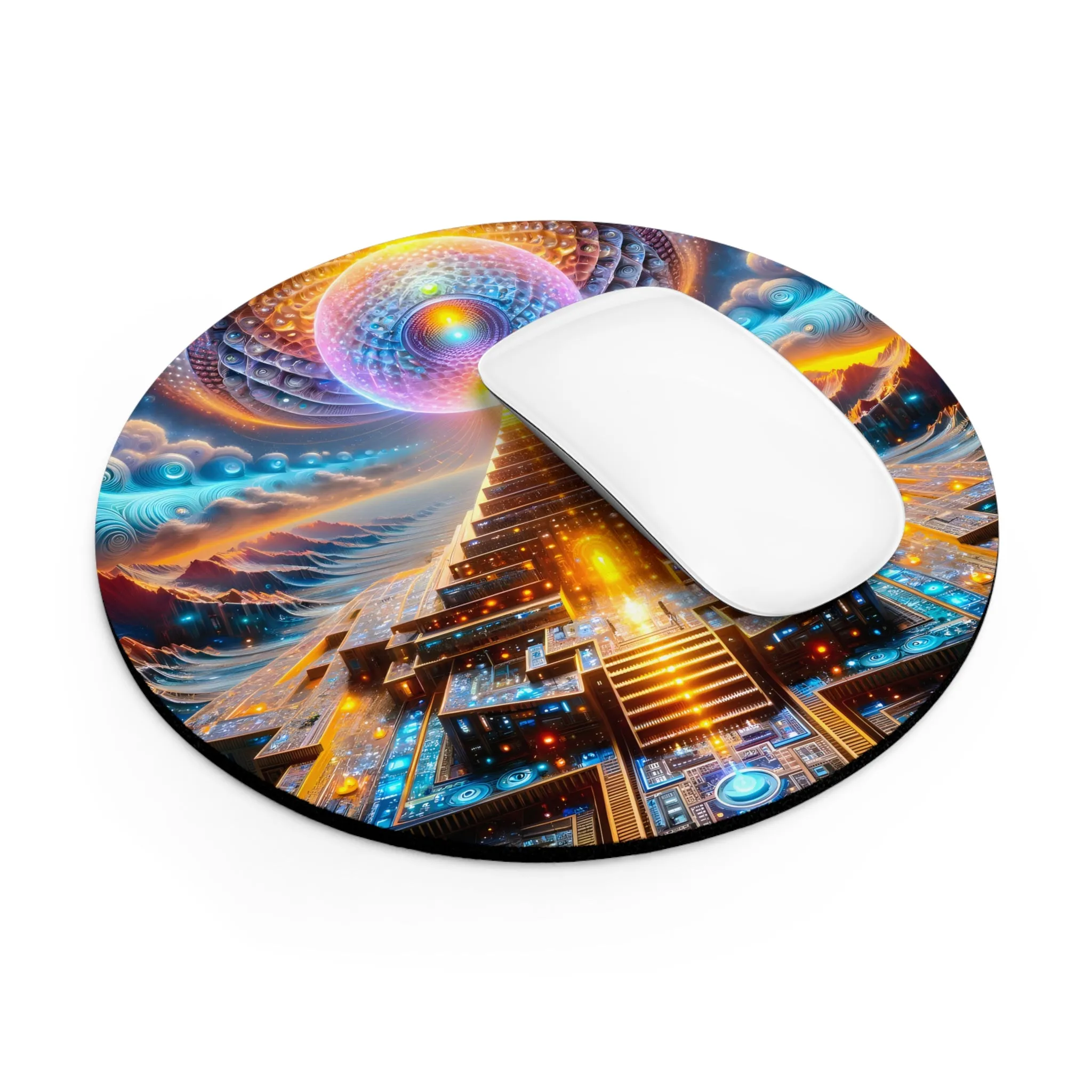 Recursive Technology Mouse Pad by Meta Zen - Computer Techie Tech Geek Nerd IT Guy Gift