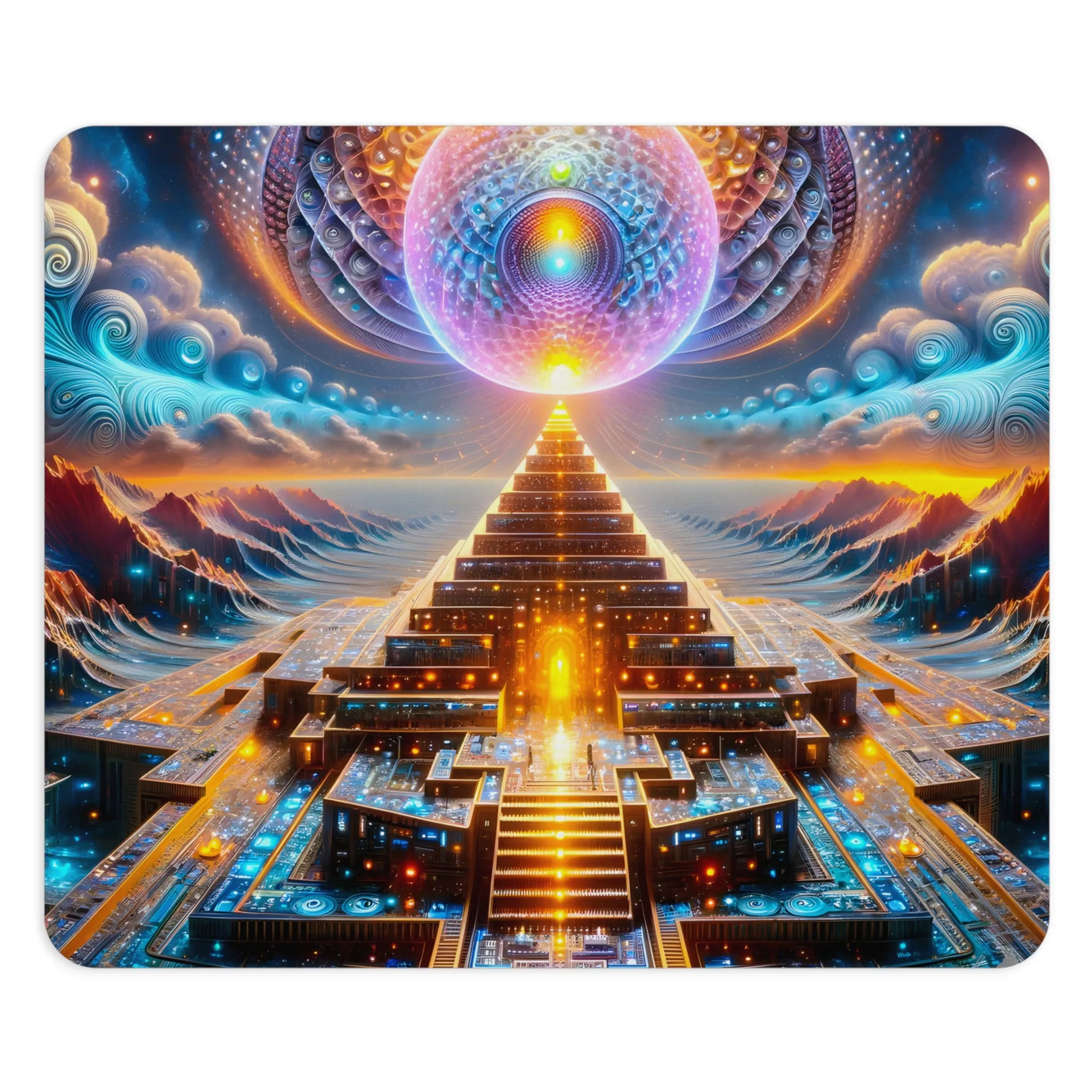 Recursive Technology Mouse Pad by Meta Zen - Computer Techie Tech Geek Nerd IT Guy Gift