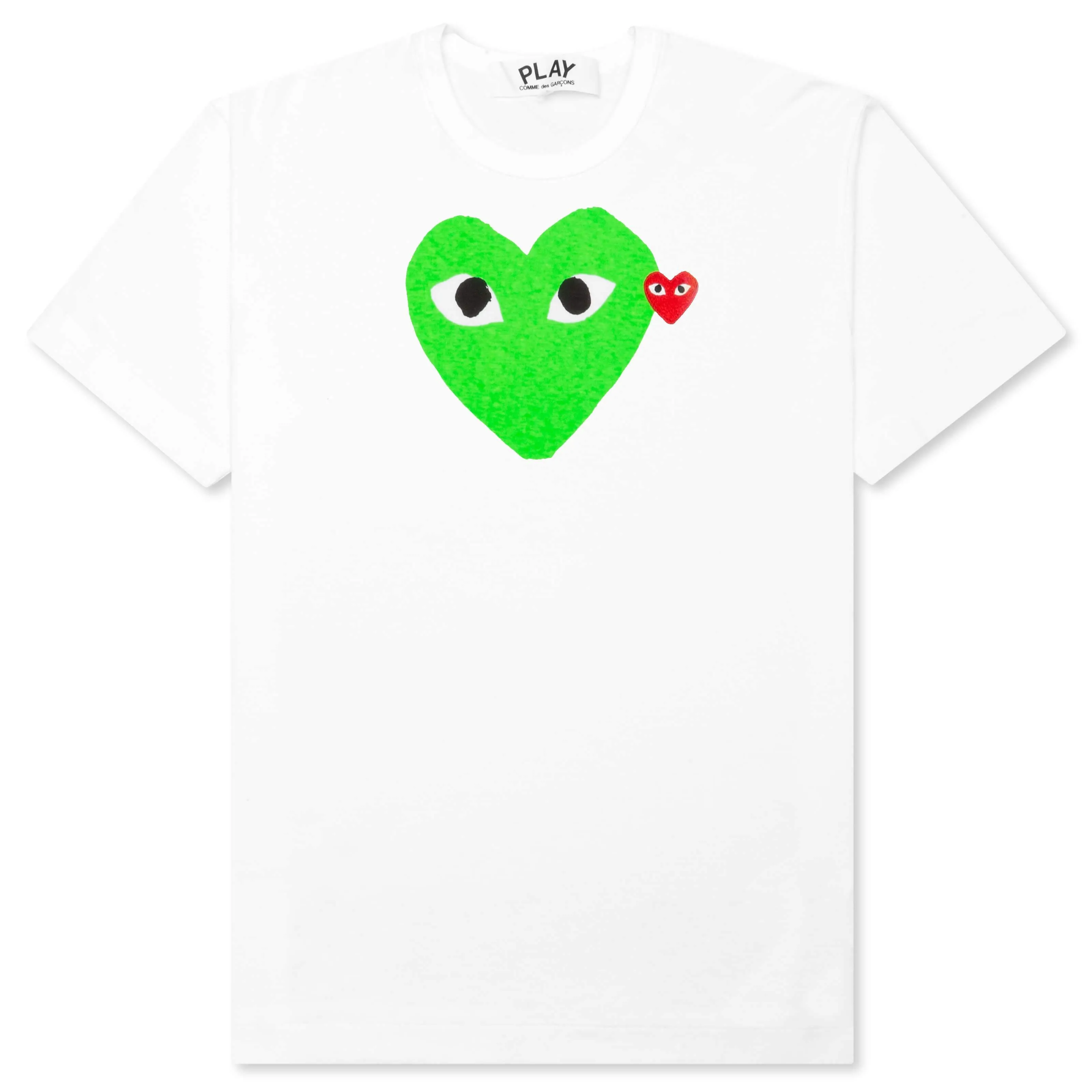 Red Emblem Heart T-Shirt - White/Green