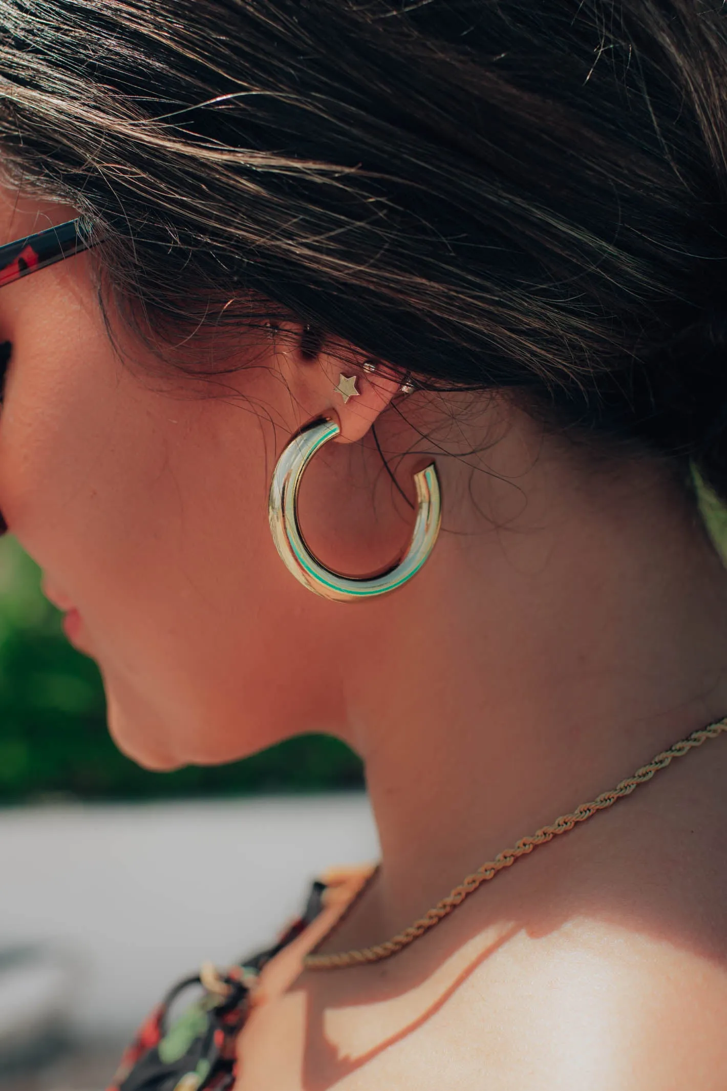 Sense Of Style Gold Solid Hoops