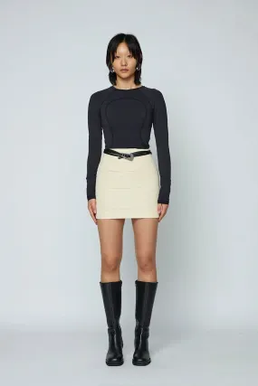 SOPHIA MINI SKIRT-BONE