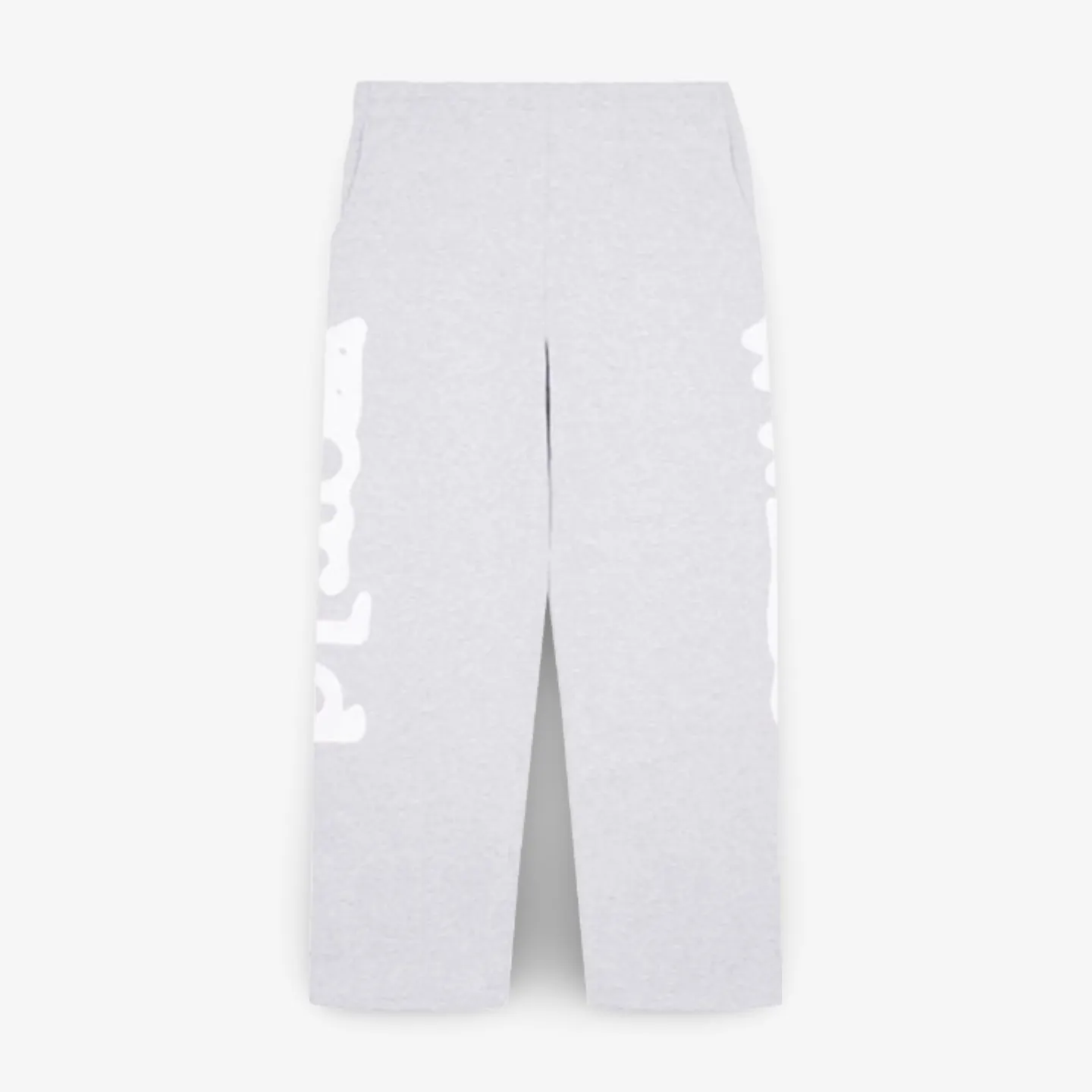 Sp5der 'Beluga' Straight Leg Sweatpants Heather Grey SS24