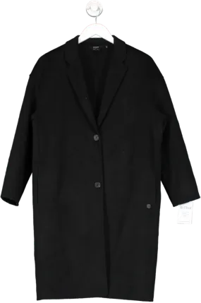 Superdry Black Wool Coat UK 8