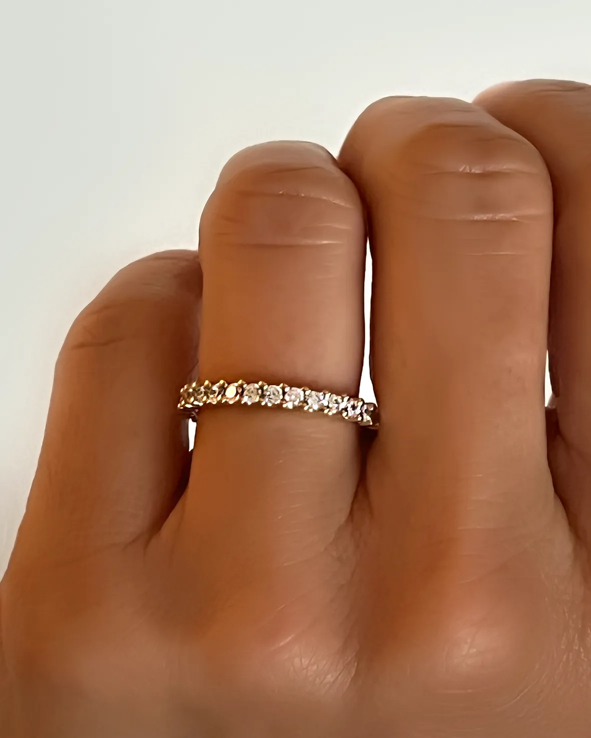 Thin Eternity Diamond Band