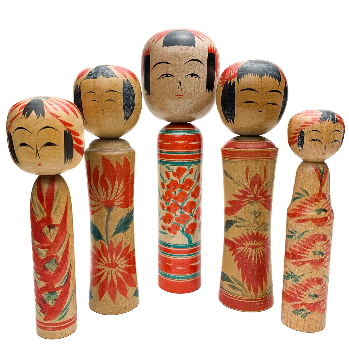 Vintage Wooden Kokeshi Doll, Japan #503