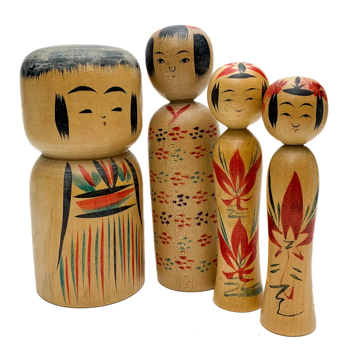 Vintage Wooden Kokeshi Doll, Japan #506