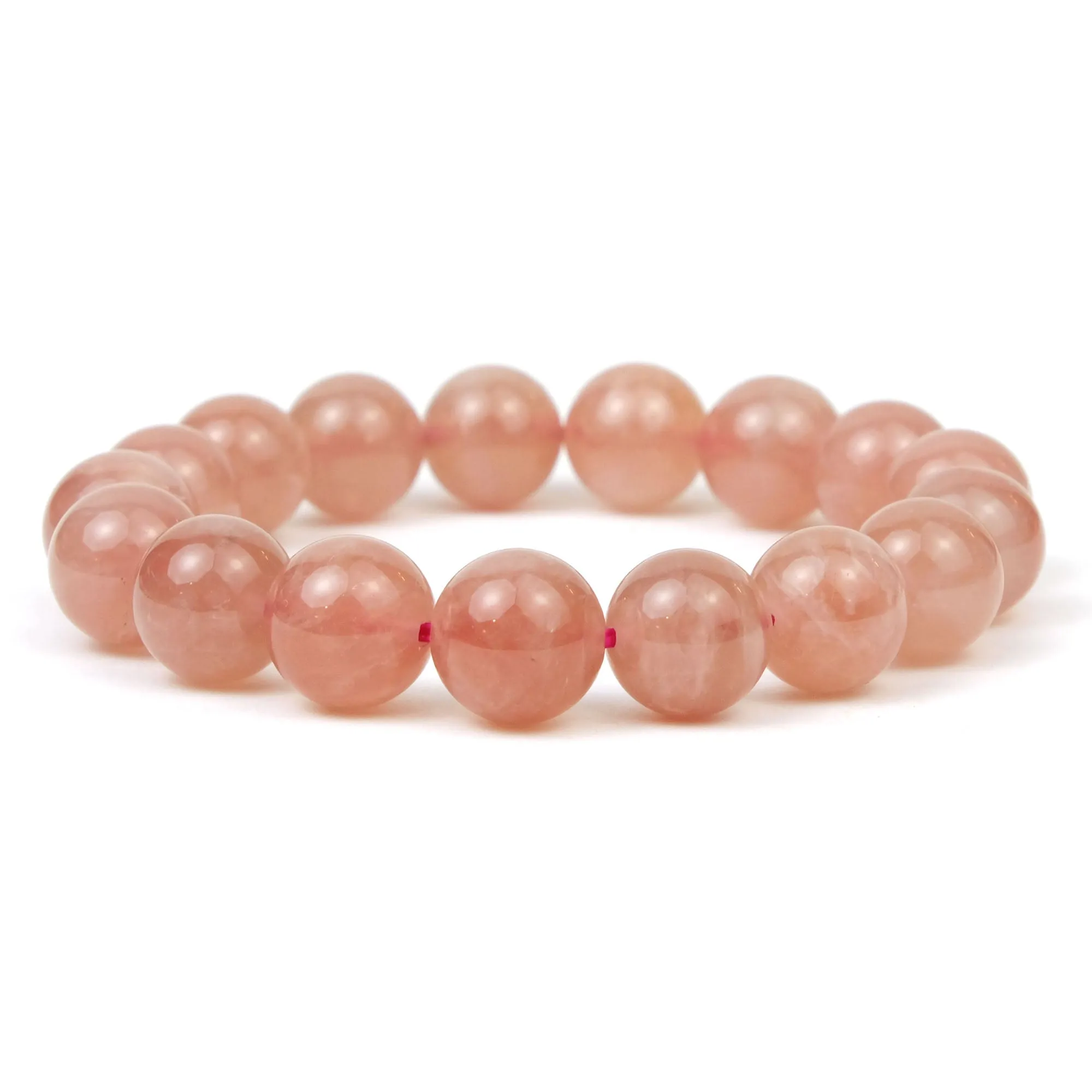 Violet Rose Quartz Stretch Bracelet 12mm