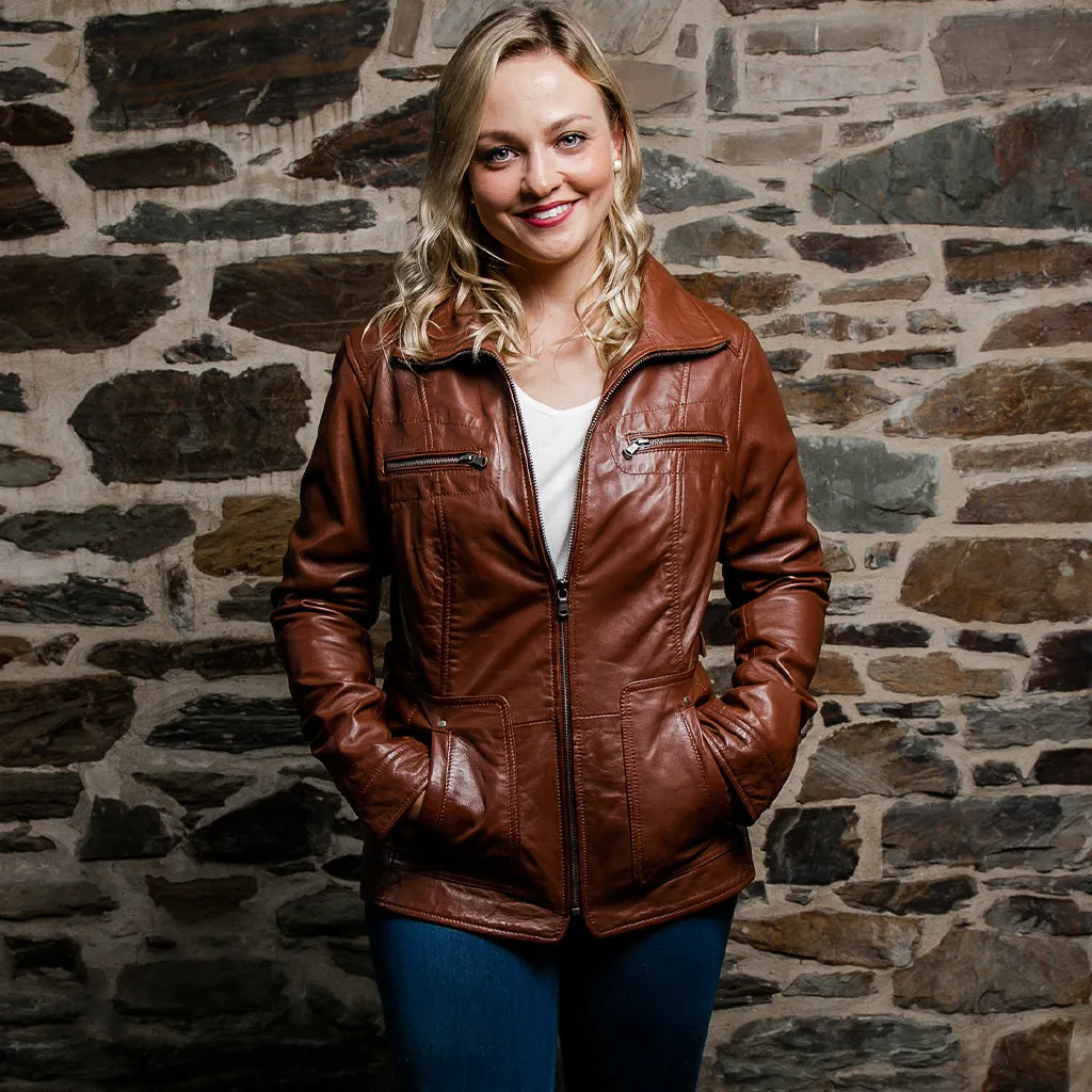 Women's Leather Coat | KC Leather Signature Range - Florence