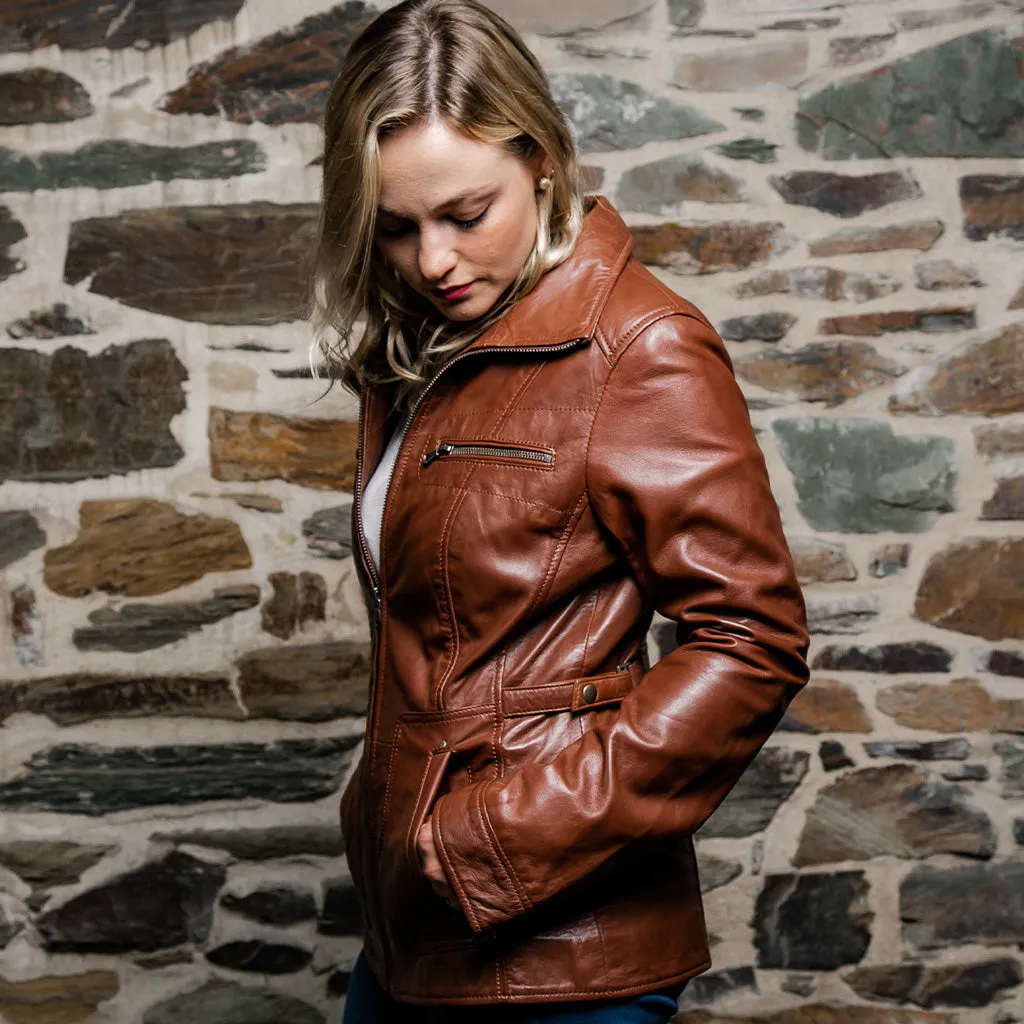 Women's Leather Coat | KC Leather Signature Range - Florence