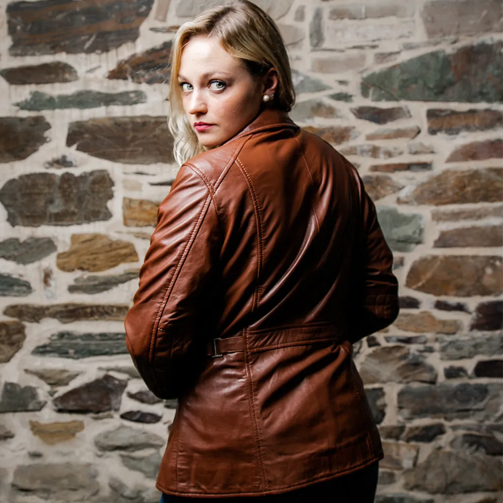 Women's Leather Coat | KC Leather Signature Range - Florence