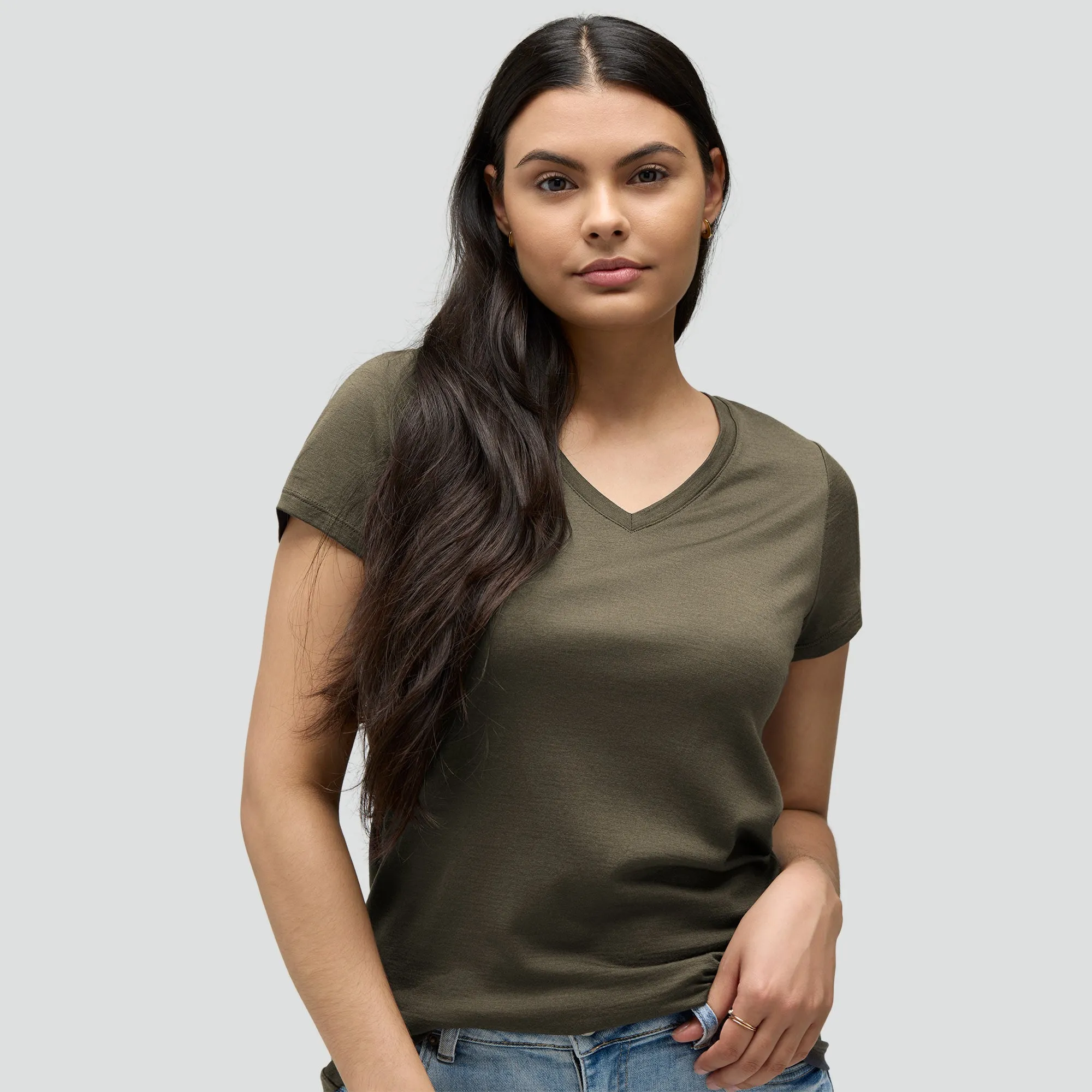 Women's Merino V-Neck T-Shirt