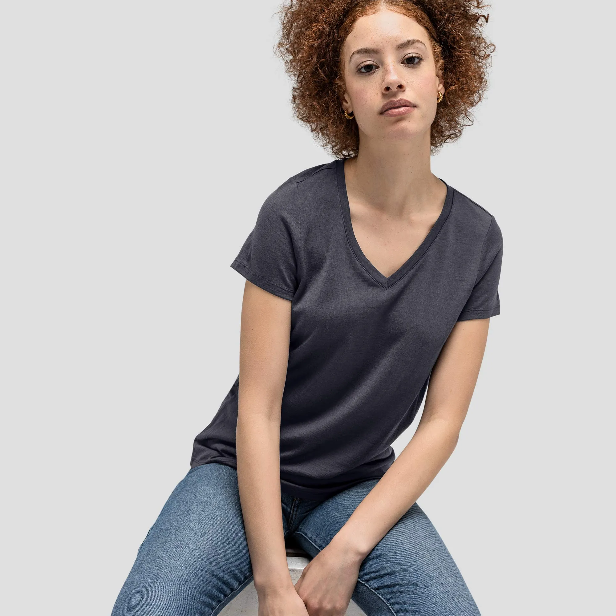 Women's Merino V-Neck T-Shirt