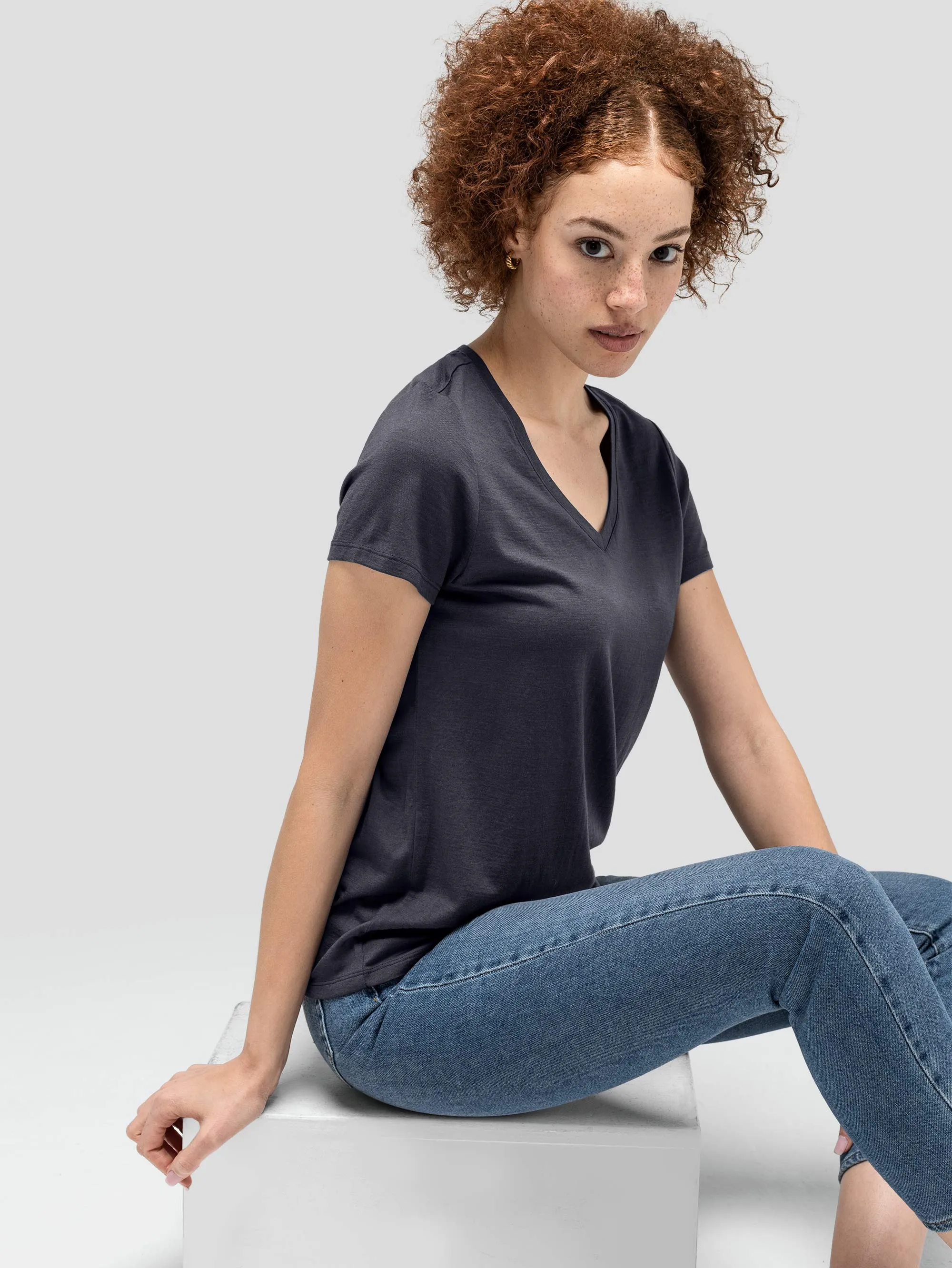 Women's Merino V-Neck T-Shirt