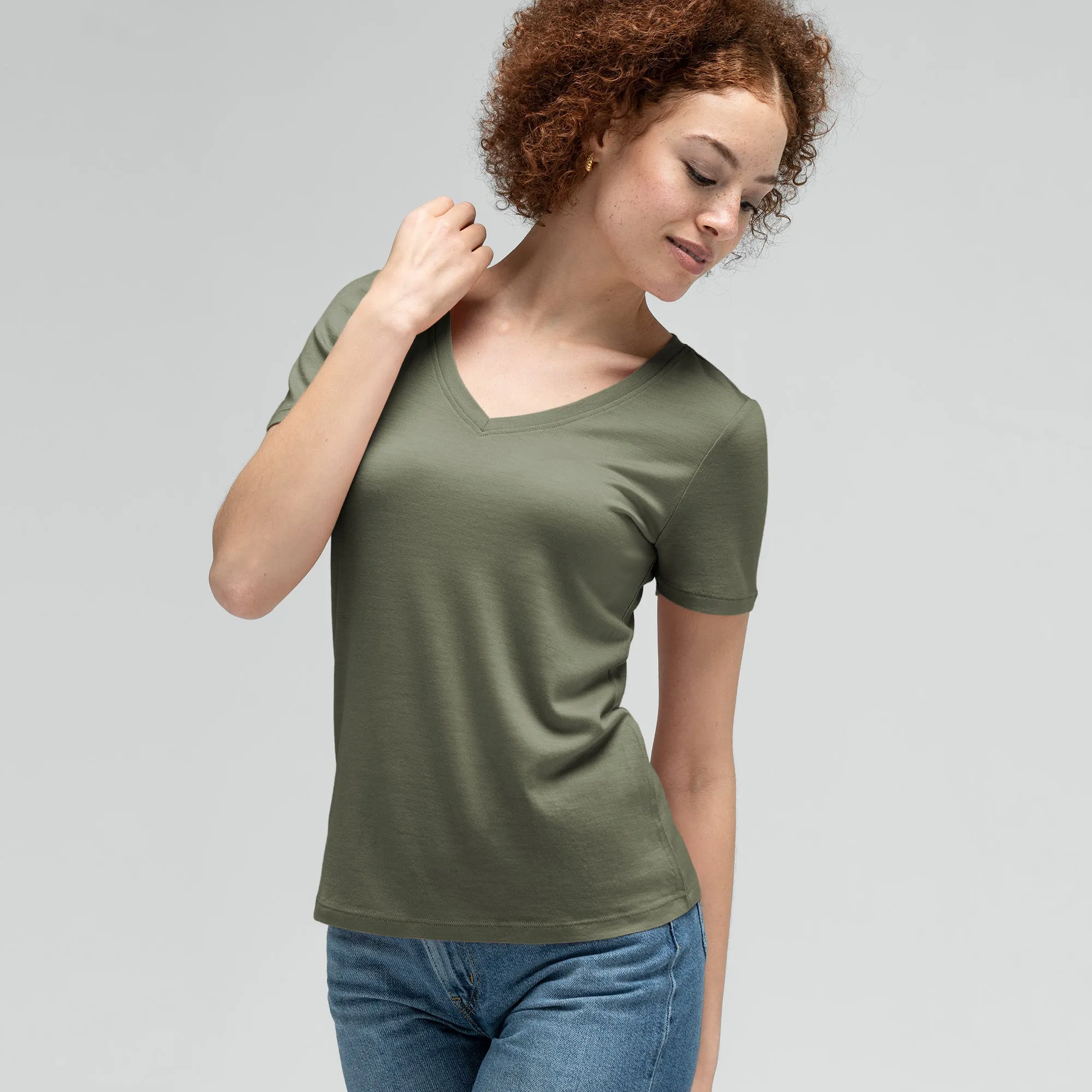 Women's Merino V-Neck T-Shirt