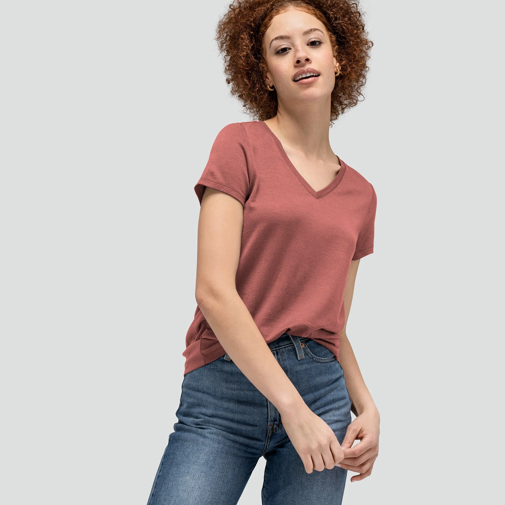 Women's Merino V-Neck T-Shirt